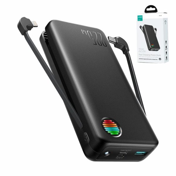 JOYROOM JR-L015 22.5W 20000mAh Power Bank with Dual Cables